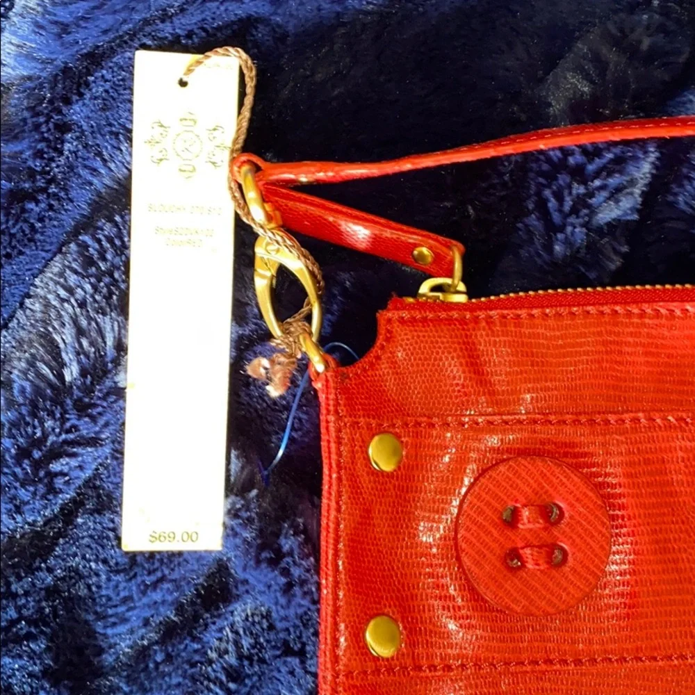 KATE LANDRY. CLUTCH/SMALL PURSE. RED. CLASSY. CUTE
